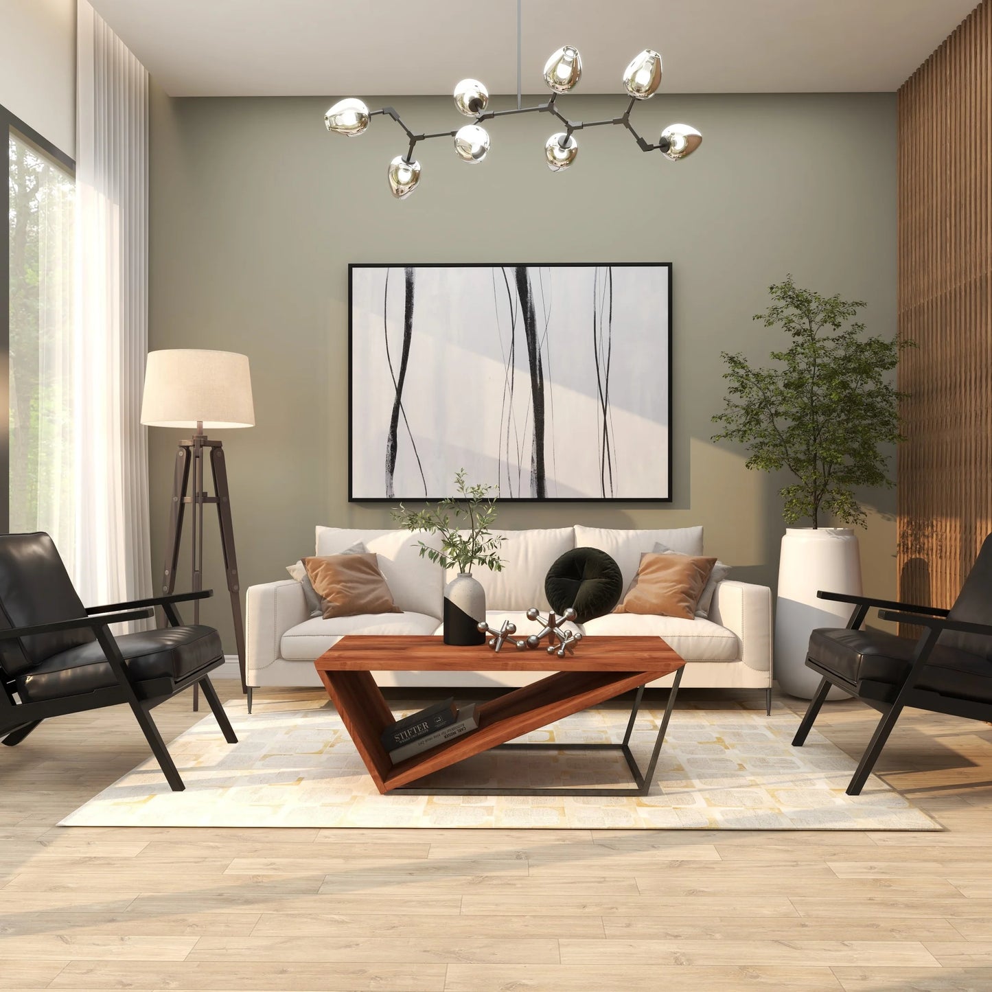 10" Color Block Speckled Black Ceramic Vase with White Top